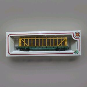 HO Scale Bachmann  50' Pulpwood Car With Load, Penn Central, Aqua, #17326